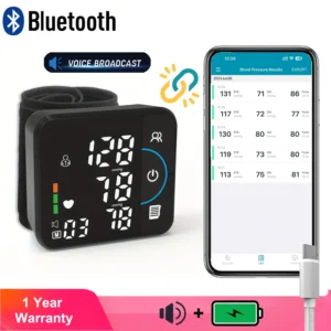 Portable Wrist Blood Pressure Monitor